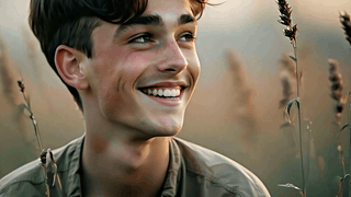 Boy in Fields Animation