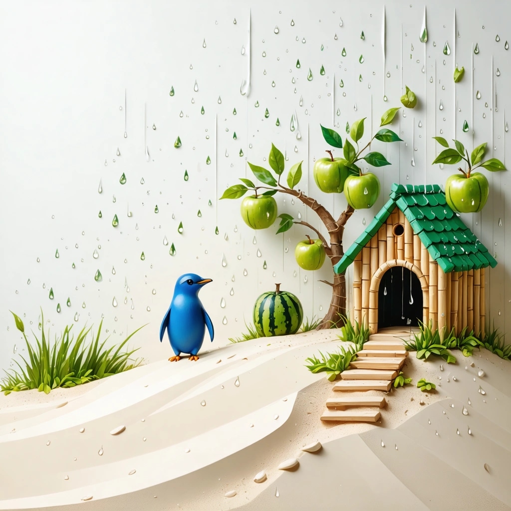 Whimsical Landscape Art by toxicrashness325