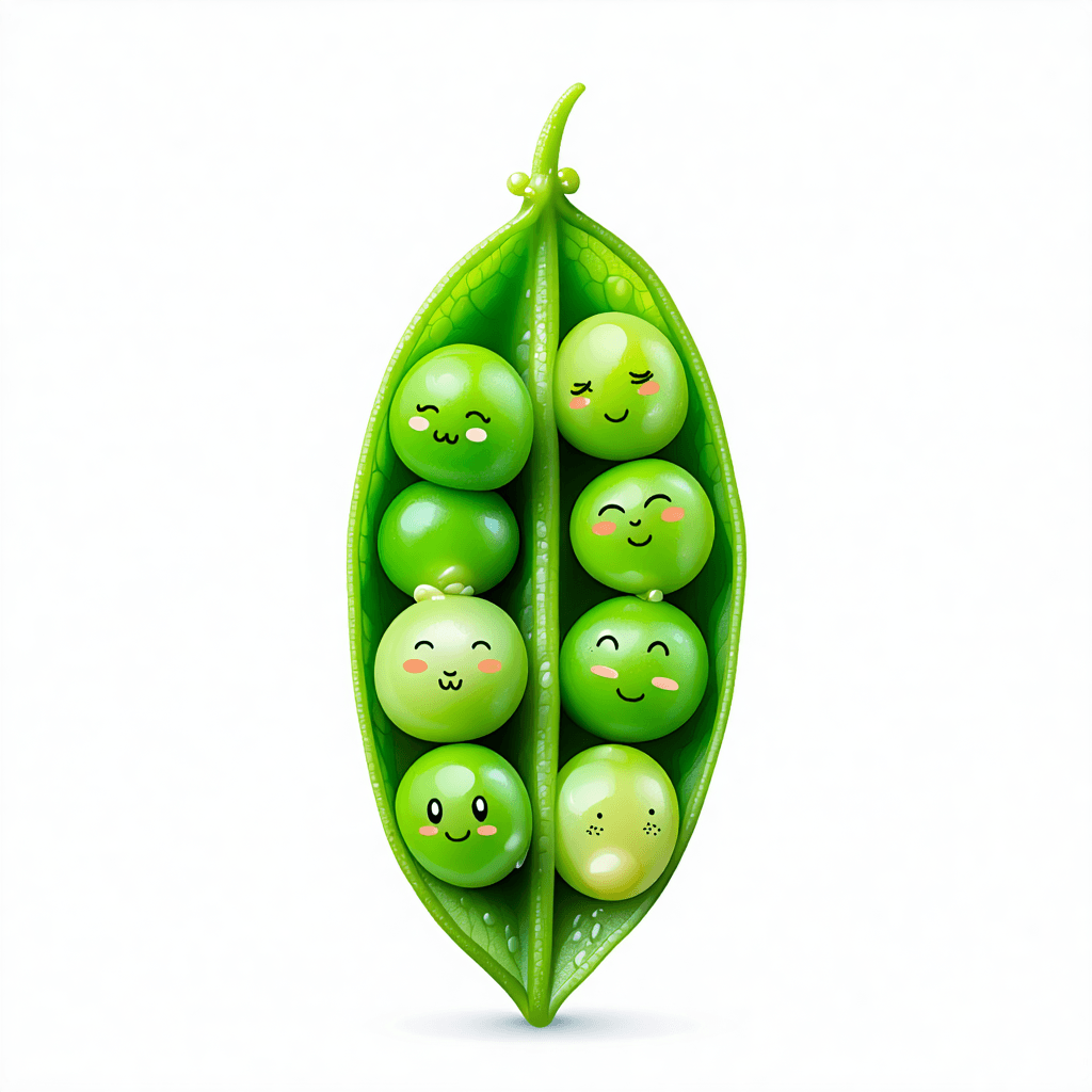 Emerald Green Peas by fieryreverse484